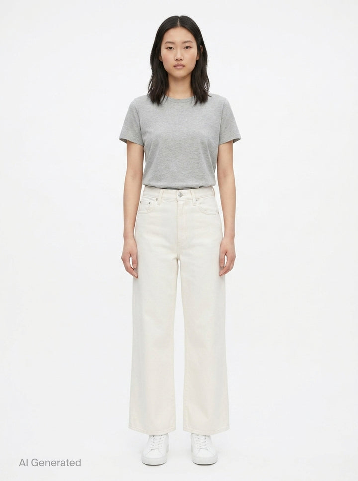 Ankle Wide Jeans | rag & bone | Club21 - front