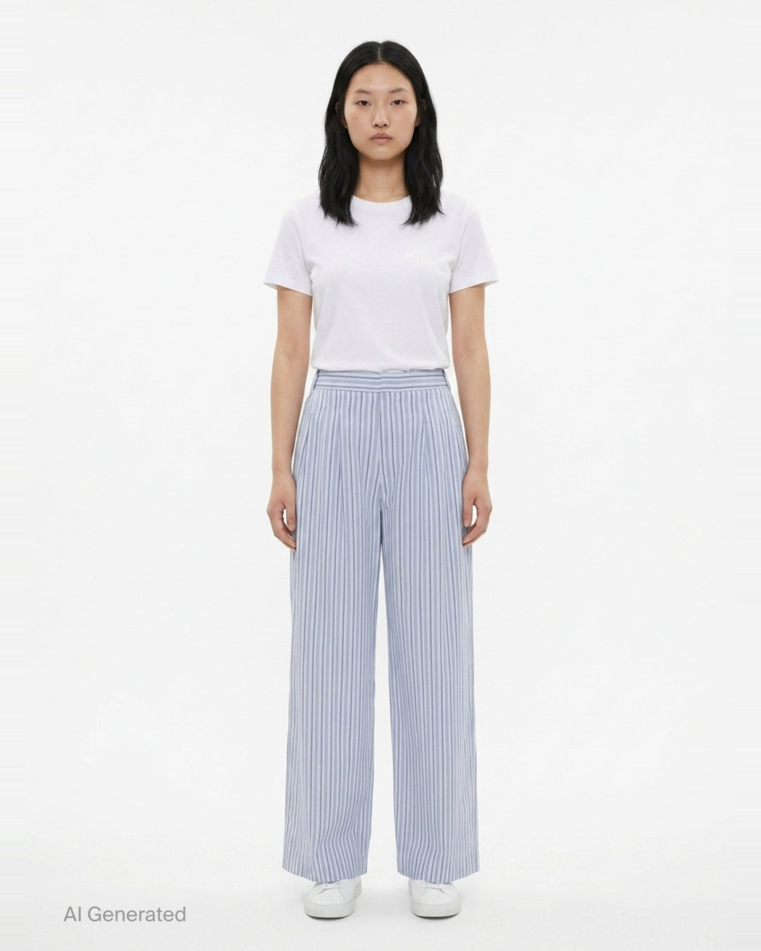 Chappell Stripe Poplin Pants | rag & bone | Club21 - front