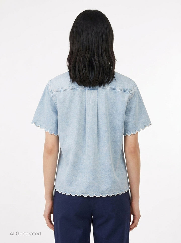 Christina Short Sleeve Shirt | rag & bone | Club21 - back