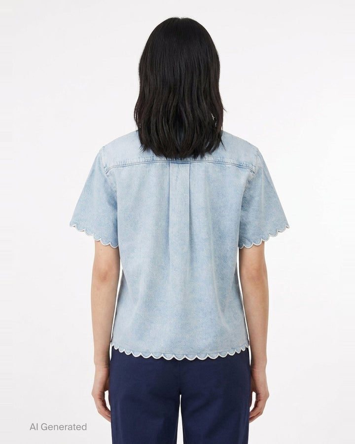 Christina Short Sleeve Shirt | rag & bone | Club21 - back