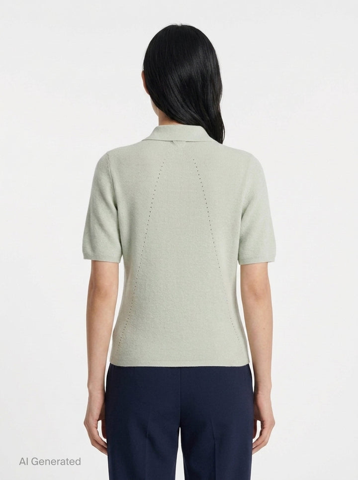 Darcey Cotton Cash Polo | rag & bone | Club21 - back