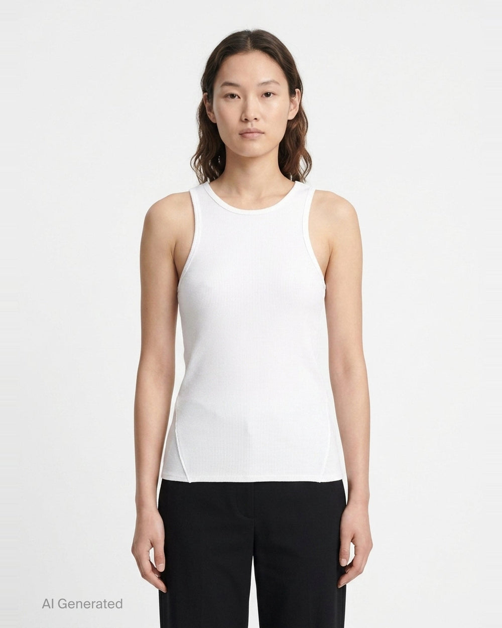 Essential Rib Tank | rag & bone | Club21 - front