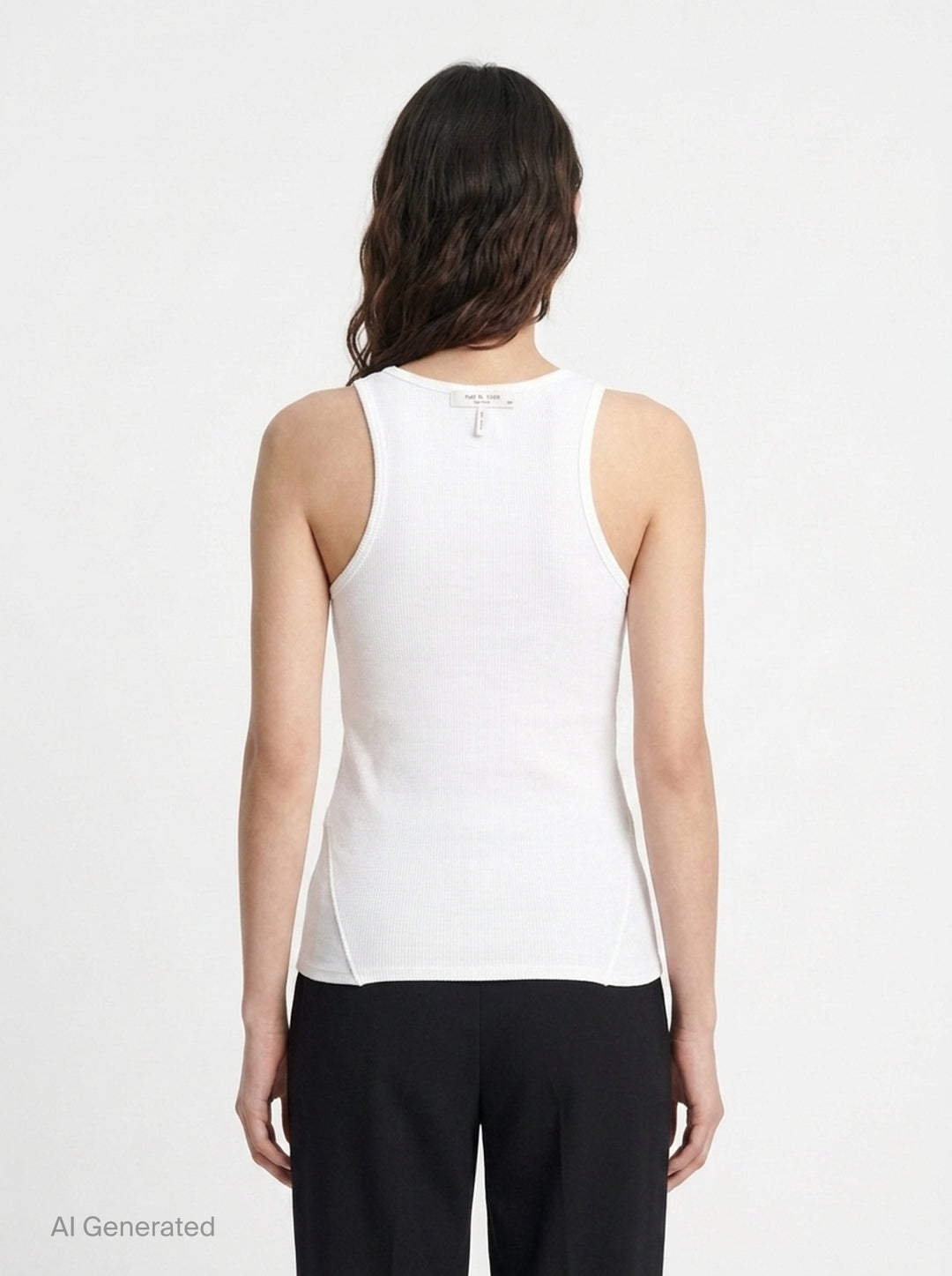 Essential Rib Tank | rag & bone | Club21 - back
