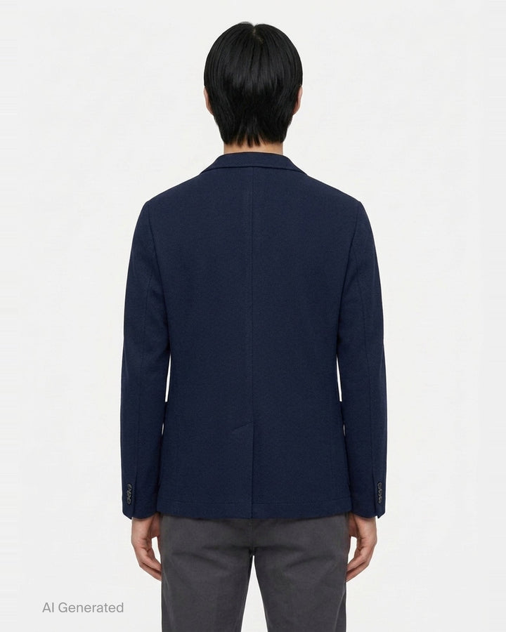 Knit Piqué Blazer | rag & bone | Club21 - back