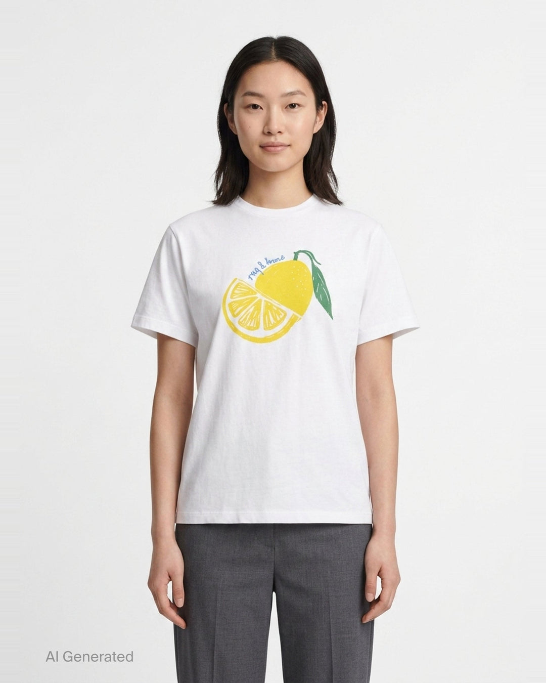 Lemon Giovanni Tee | rag & bone | Club21 - front