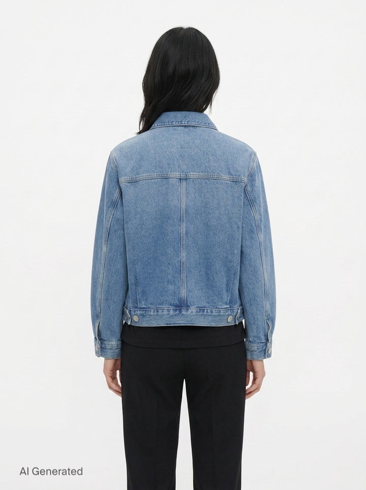 Marie Trucker Denim Jacket | rag & bone | Club21 - back
