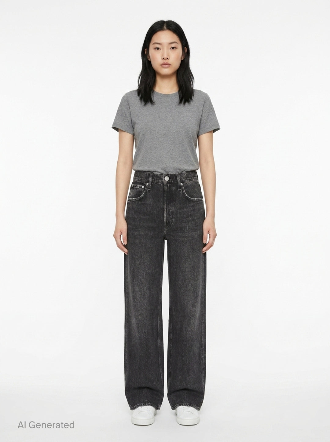 Miramar Ankle Wide-Leg Jeans | rag & bone | Club21 - front