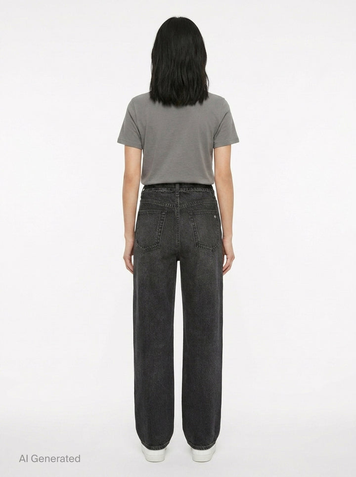 Miramar Drawcord Wide Leg Jeans | rag & bone | Club21 - back