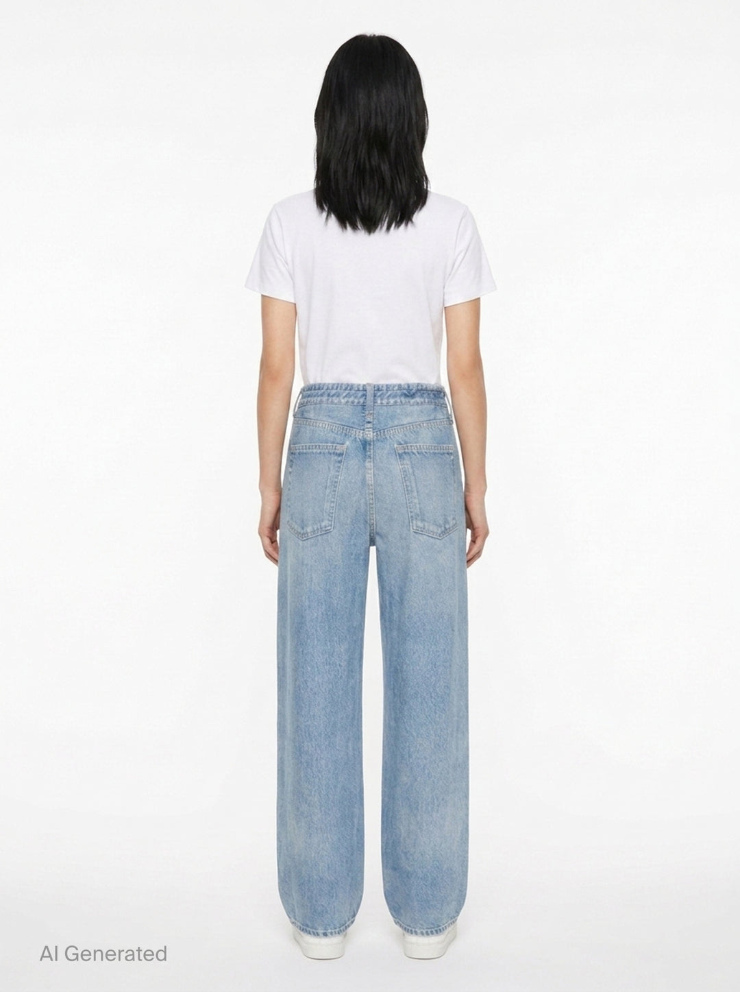 Miramar Drawcord Wide Leg Jeans | rag & bone | Club21 - back