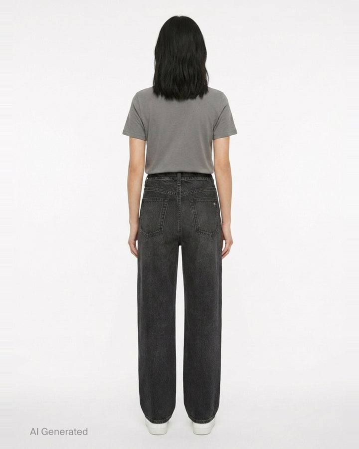 Miramar Drawcord Wide Leg Jeans | rag & bone | Club21 - back