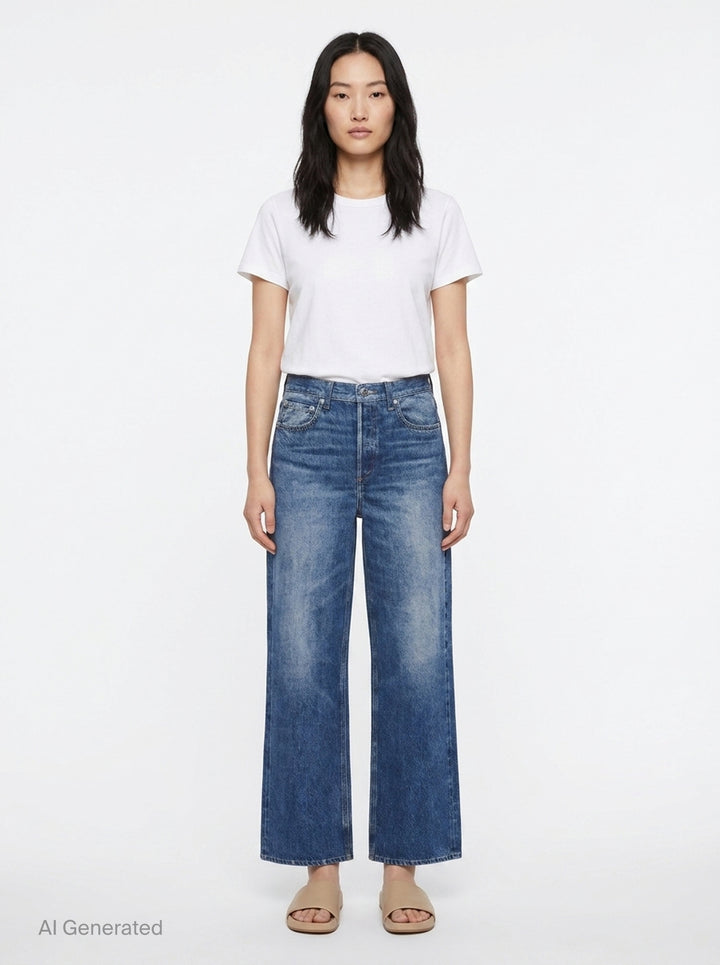 Miramar Shea High-Rise Ankle Jeans | rag & bone | Club21 - front