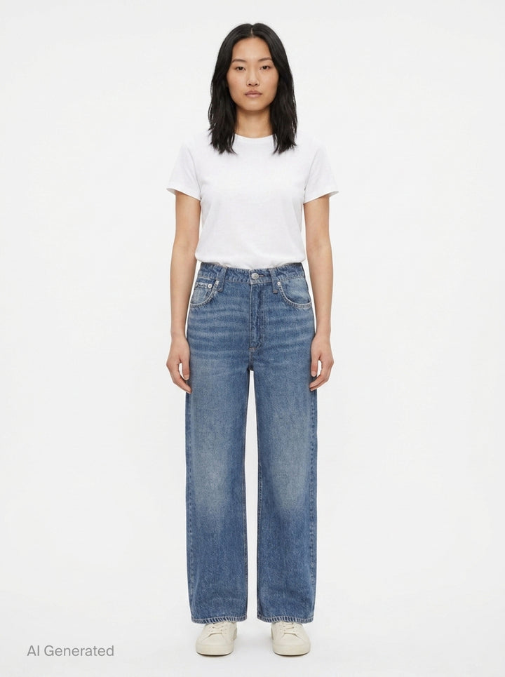 Miramar Terry Andi Ankle Jeans | rag & bone | Club21 - front