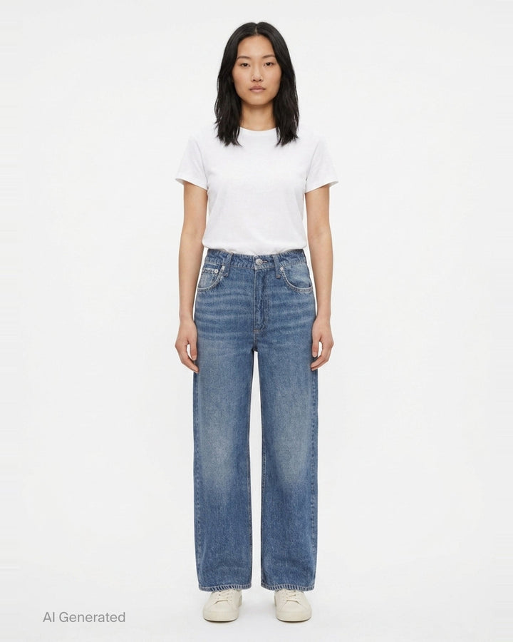 Miramar Terry Andi Ankle Jeans | rag & bone | Club21 - front