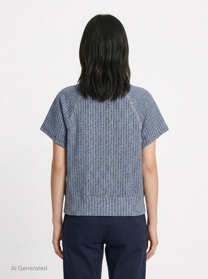 Miramar Terry Short Sleeve Sweatshirt | rag & bone | Club21 - back