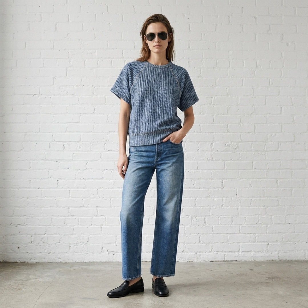 Miramar Terry Short Sleeve Sweatshirt | rag & bone | Club21 - lifestyle