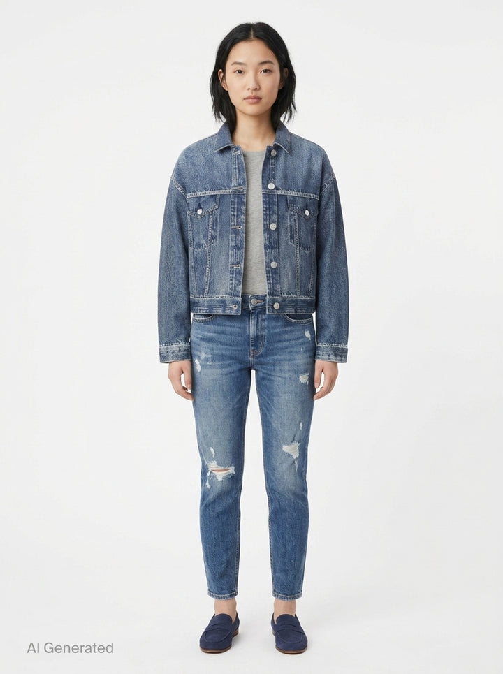Miramar Trucker Jacket | rag & bone | Club21 - front