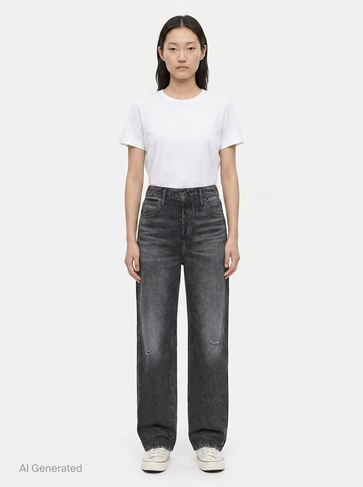 Miramar Wide Leg Jeans | rag & bone | Club21 - front