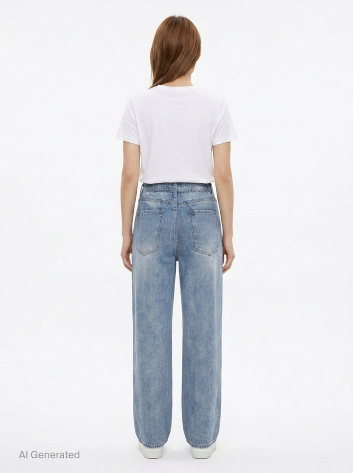Miramar Wide Leg Jeans | rag & bone | Club21 - back