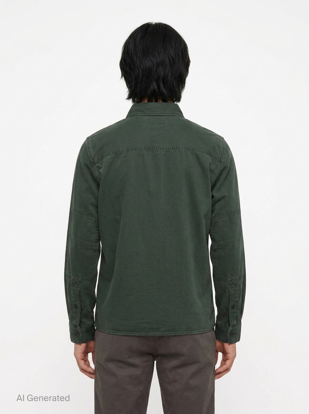 Overdyed Denim Long Sleeve Workwear Shirt | rag & bone | Club21 - back