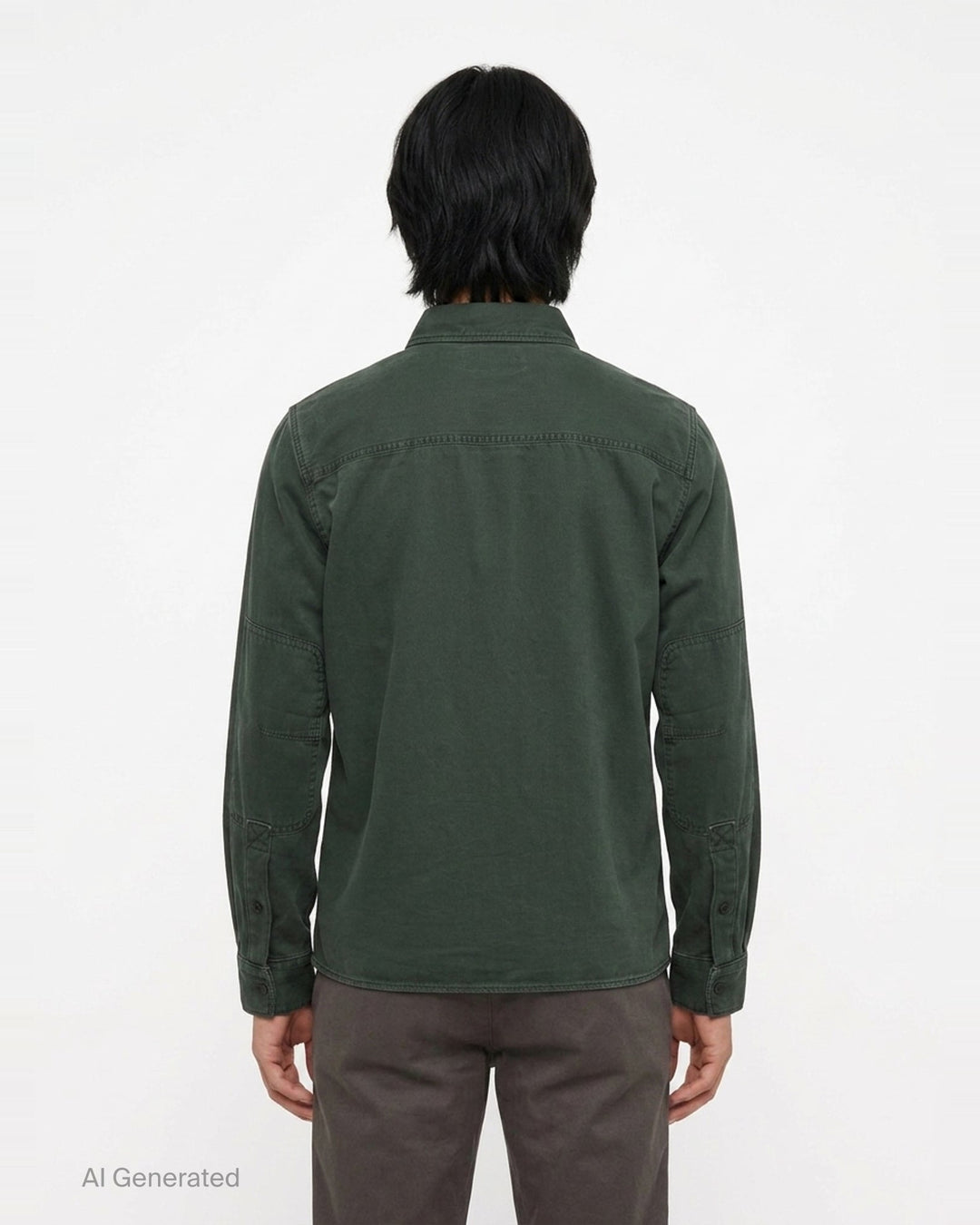 Overdyed Denim Long Sleeve Workwear Shirt | rag & bone | Club21 - back