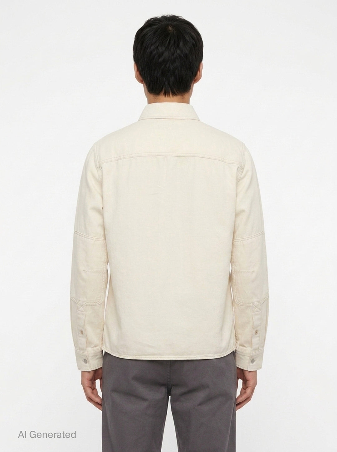 Overdyed Workwear Long Sleeve Shirt | rag & bone | Club21 - back