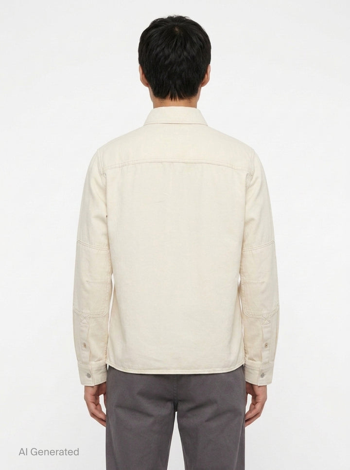Overdyed Workwear Long Sleeve Shirt | rag & bone | Club21 - back