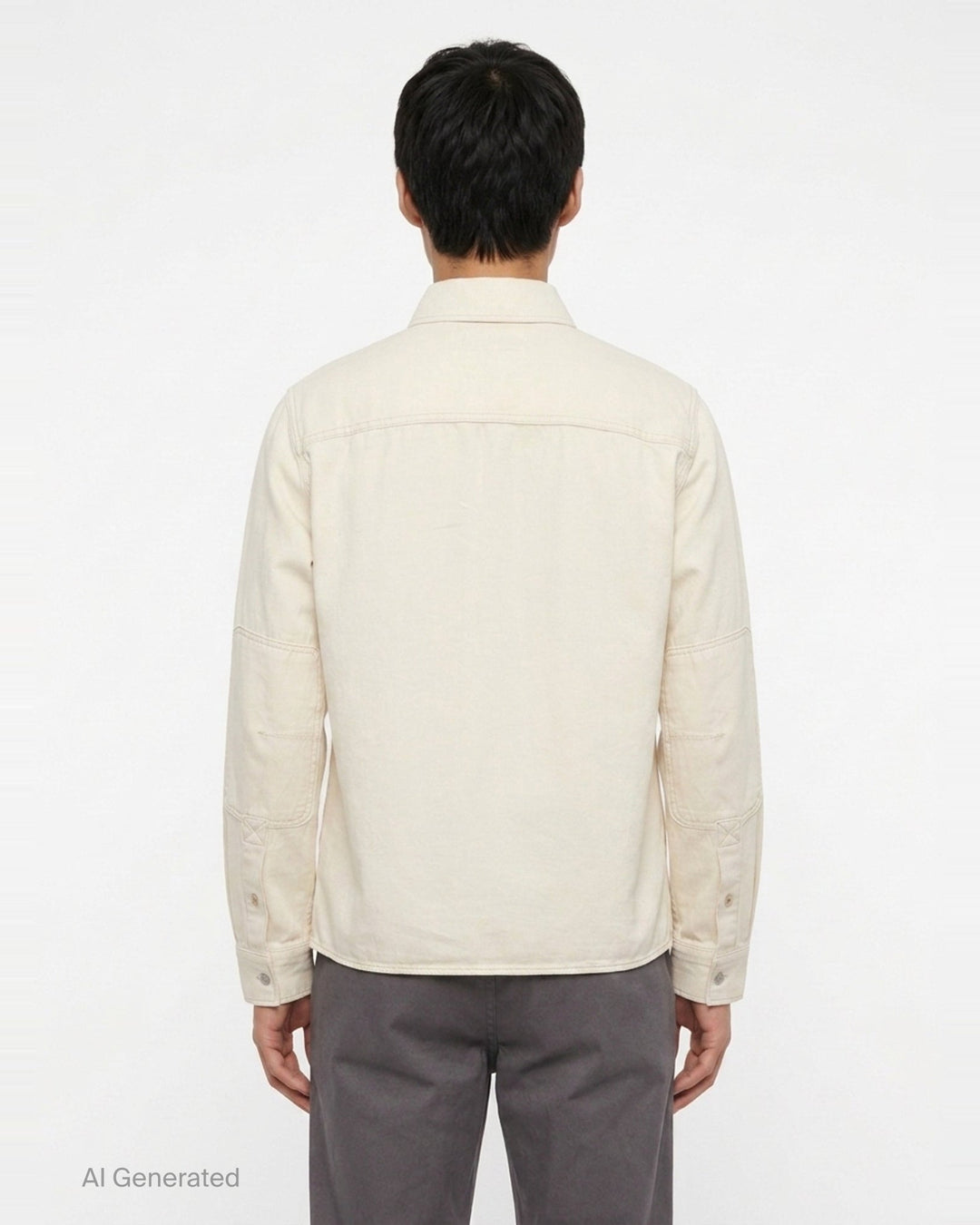Overdyed Workwear Long Sleeve Shirt | rag & bone | Club21 - back