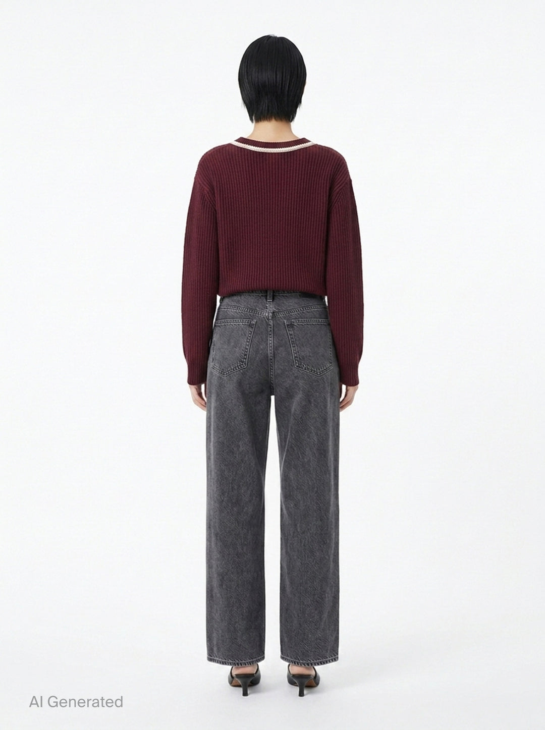 Phoebe Drawstring Wide Jeans | rag & bone | Club21 - back