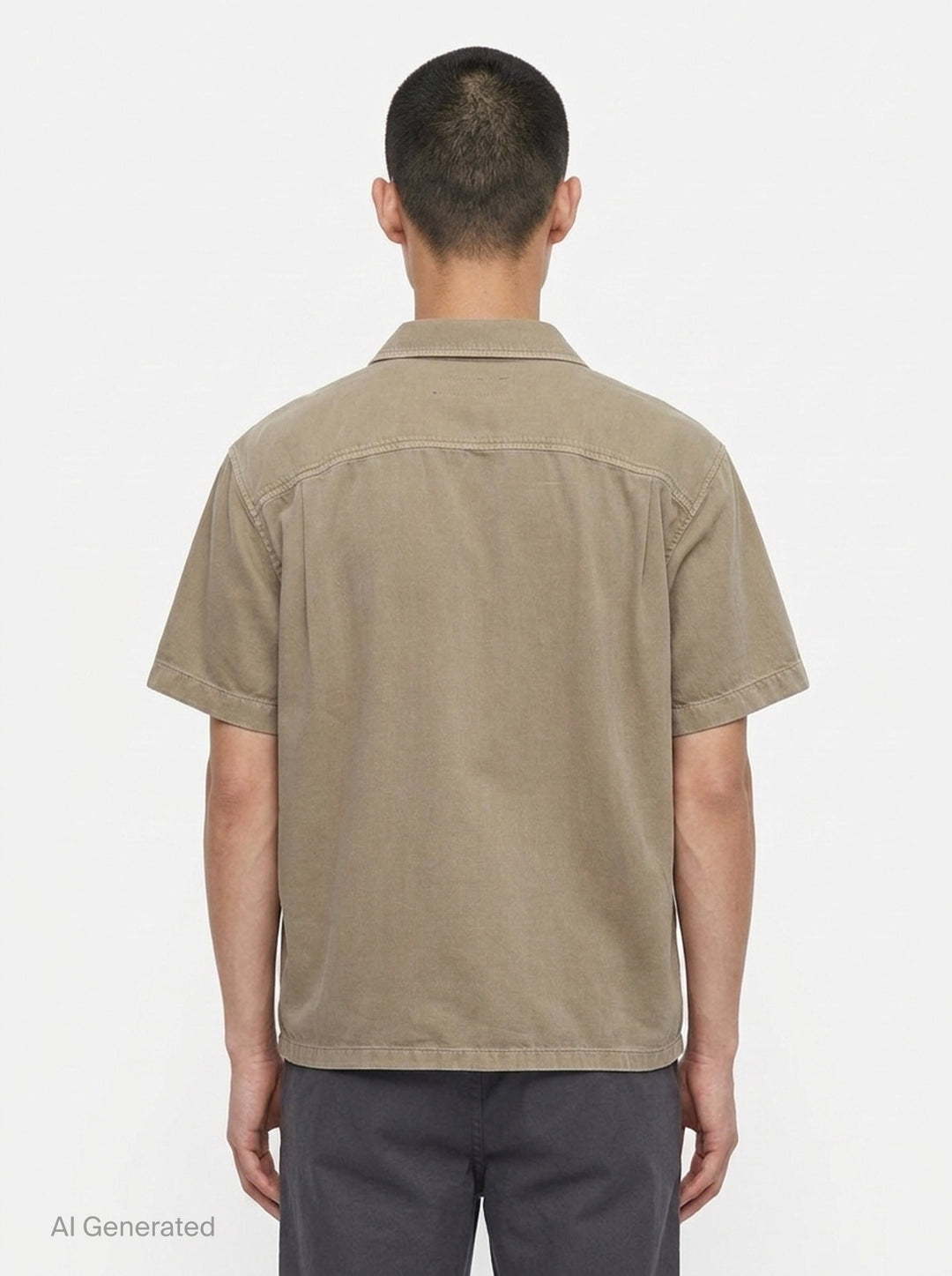 Resort Short Sleeve Denim Shirt | rag & bone | Club21 - back