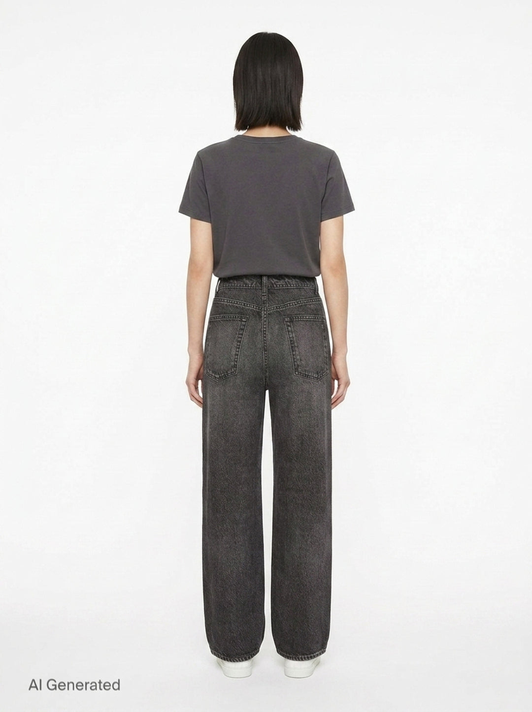 Side Stripe Wide Leg Jeans | rag & bone | Club21 - back