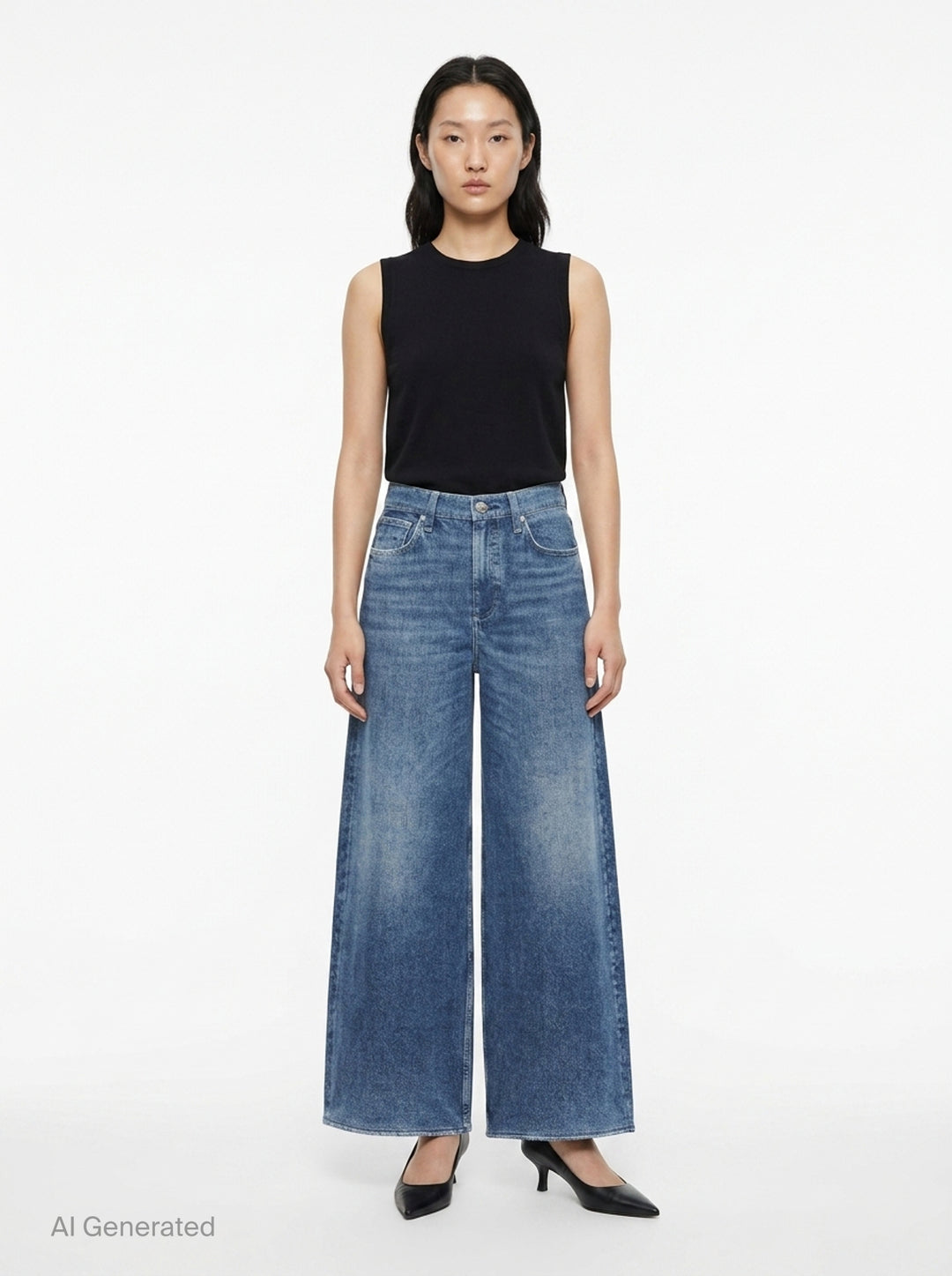 Sofie Wide Leg Ankle Jeans | rag & bone | Club21 - front