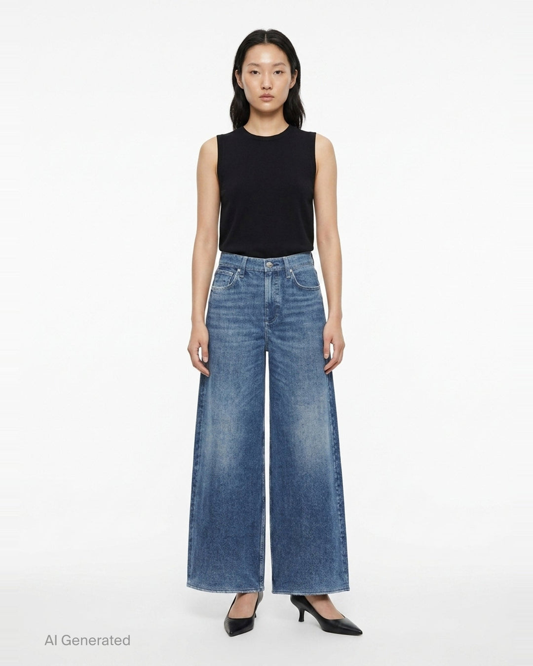 Sofie Wide Leg Ankle Jeans | rag & bone | Club21 - front
