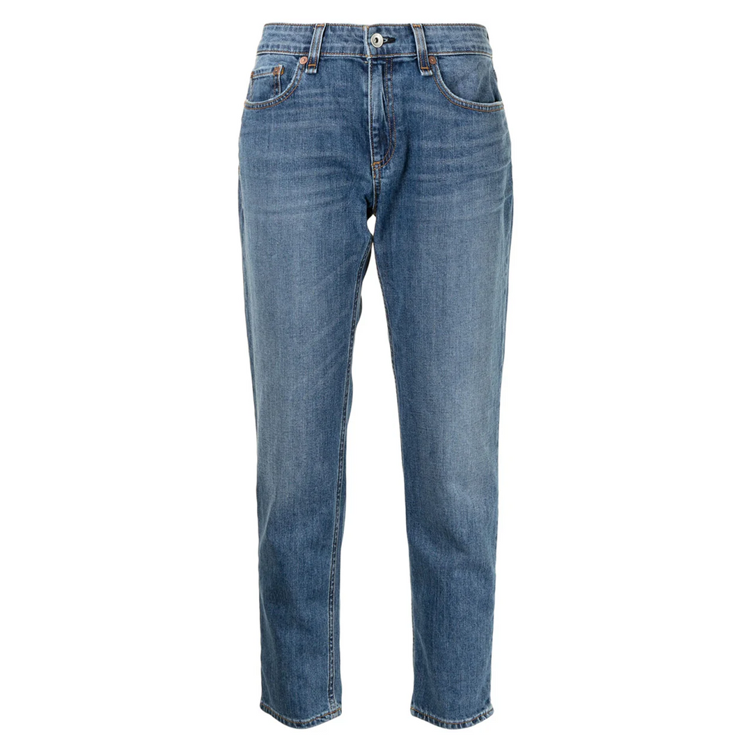 Dre Boyfriend Low-Rise Slim Jeans