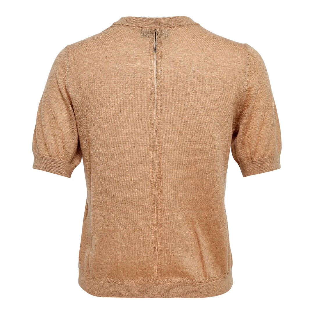 Club21 - rag & bone - Adeline Lightweight Cashmere Tee - WOVEN TOPS - Brown