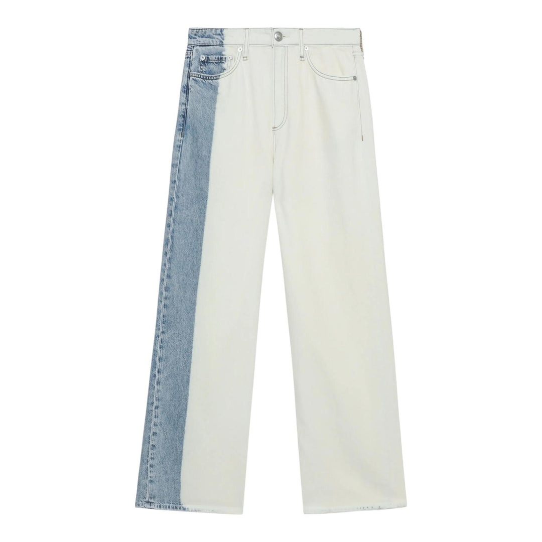 Club21 - rag & bone - Featherweight Logan Mid-Rise Wide Leg Jeans - JEANS - White