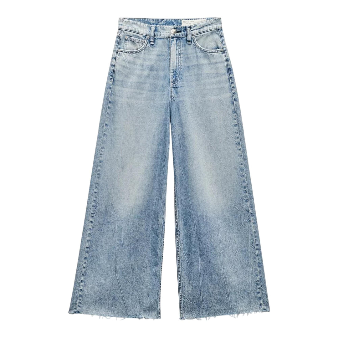 Club21 - rag & bone - Featherweight Sofie High-Rise Wide Leg Pants - JEANS - Denim