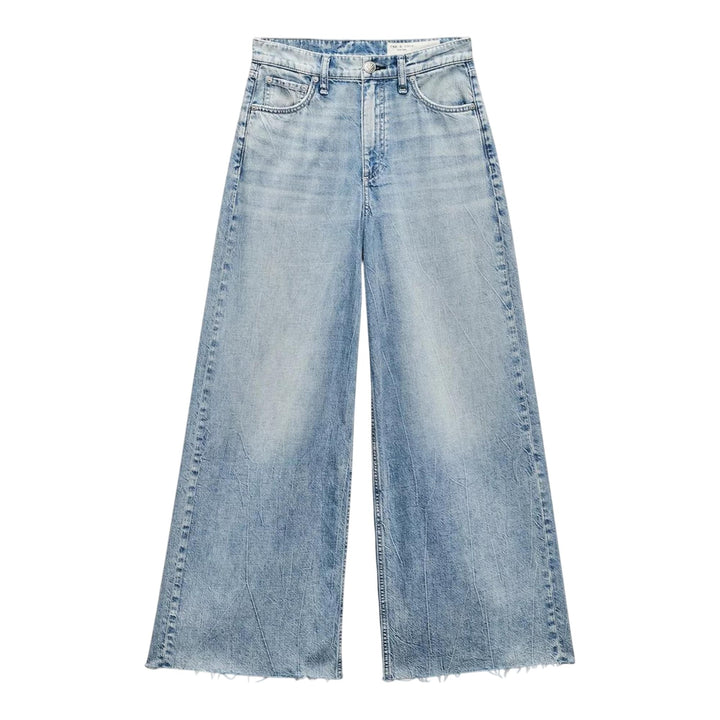 Club21 - rag & bone - Featherweight Sofie High-Rise Wide Leg Pants - JEANS - Denim