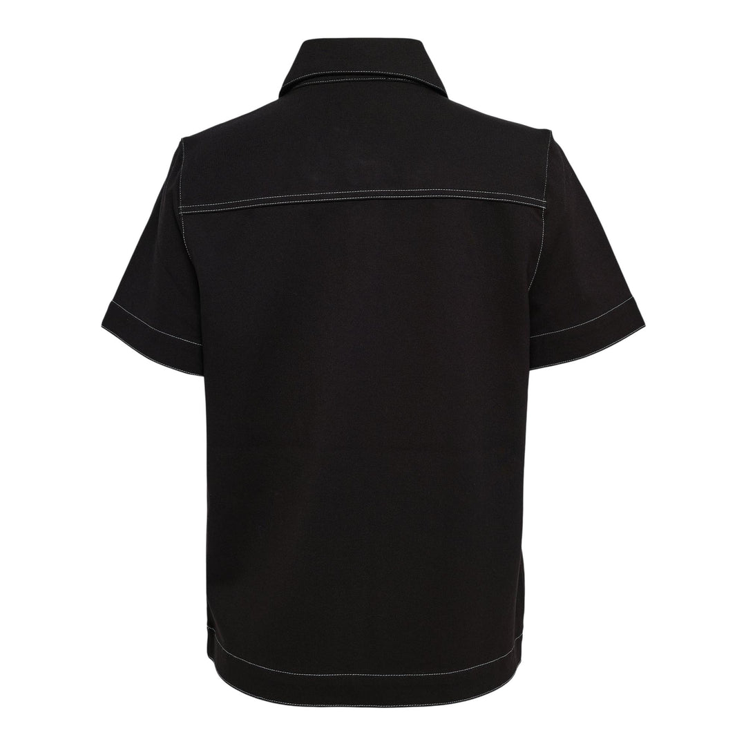 Club21 - rag & bone - Irina Contrast Stitch Polo - POLOS - Black