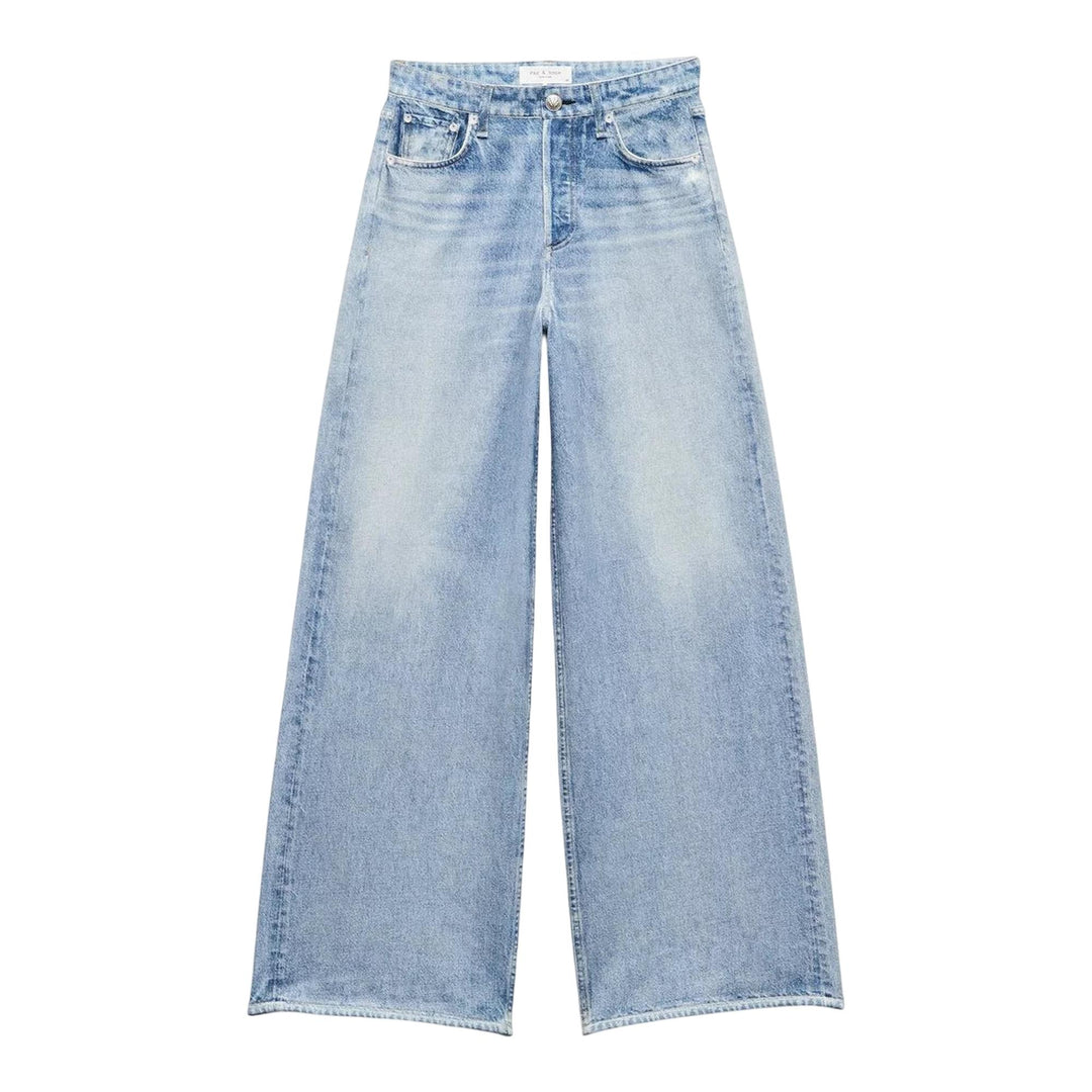 Club21 - rag & bone - Miramar Terry Sofie Ankle Pants - JEANS - Light Blue