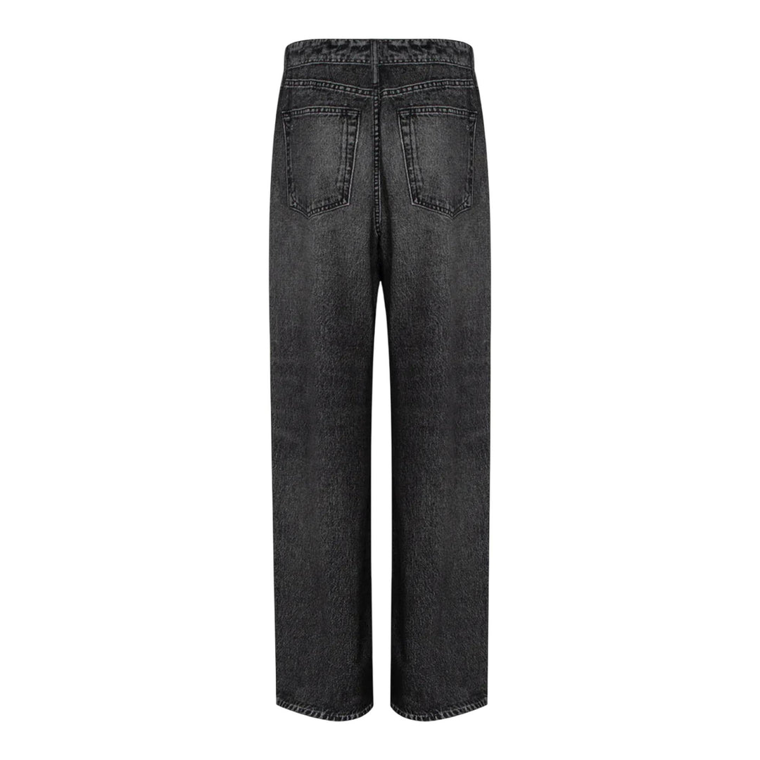 Club21 - rag & bone - Miramar Wide Leg Track Pant - JEANS - Black