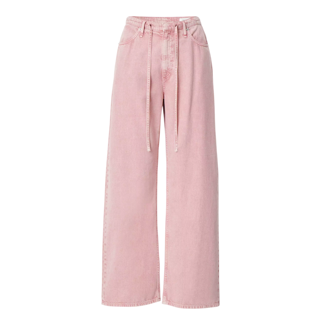Phoebe Drawstring Wide Jeans
