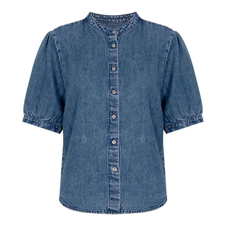 Club21 - rag & bone - Ultra Featherweight Jordan Top - DENIM TOPS - Blue