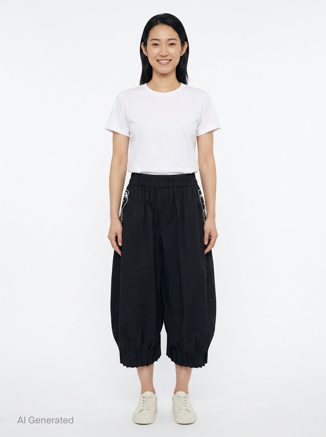 Cropped Barrel Trousers | Renli Su | Club21 - front