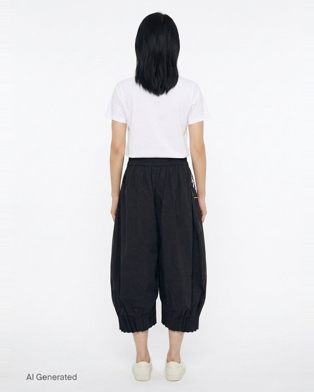 Cropped Barrel Trousers | Renli Su | Club21 - back