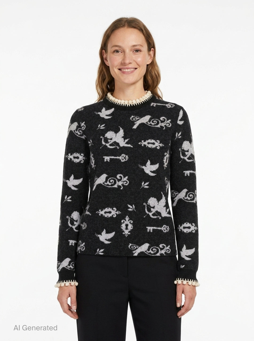 Long Sleeve Knit Jumper | Renli Su | Club21 - front