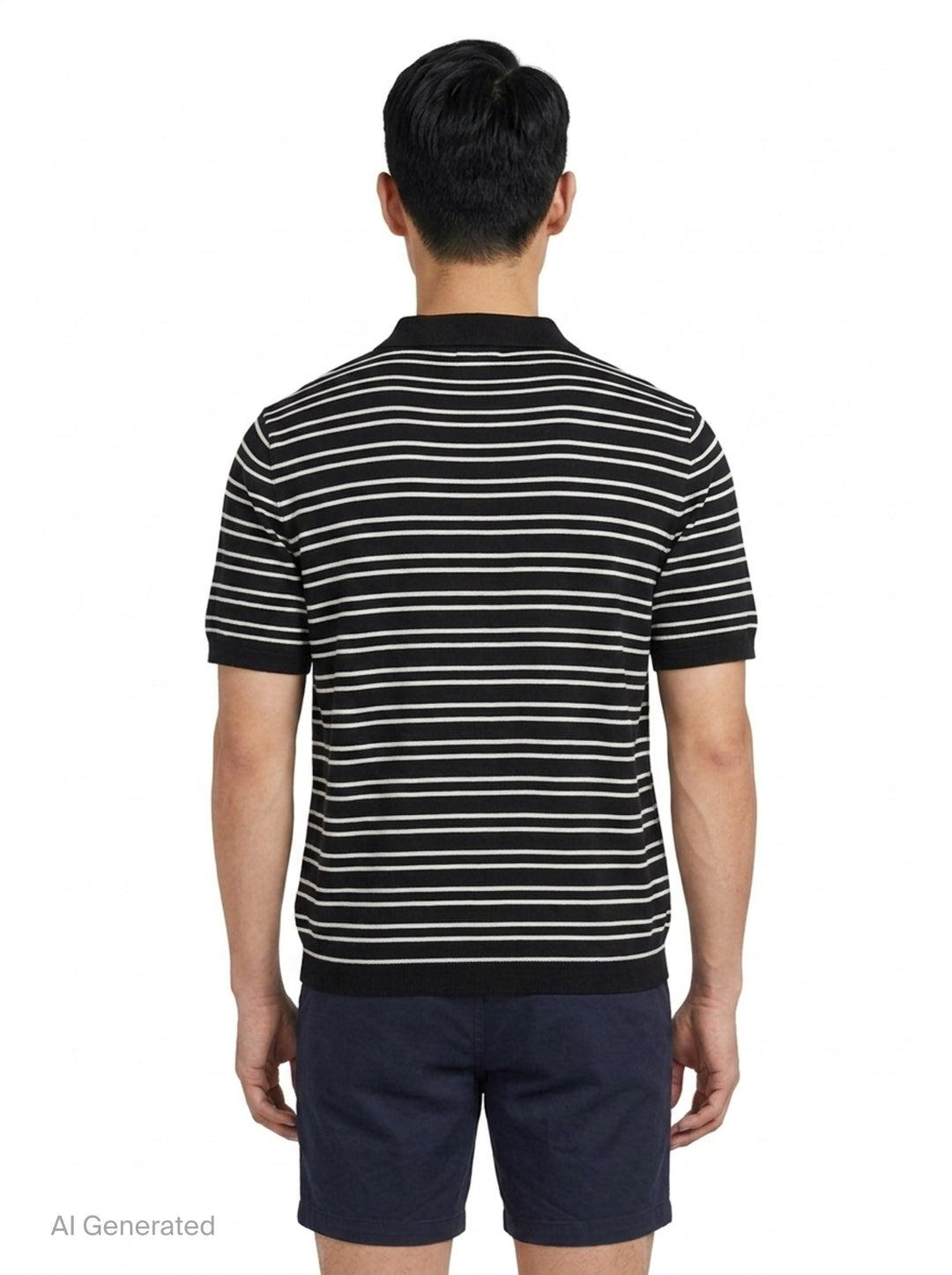 California Striped Polo | Represent | Club21 - back