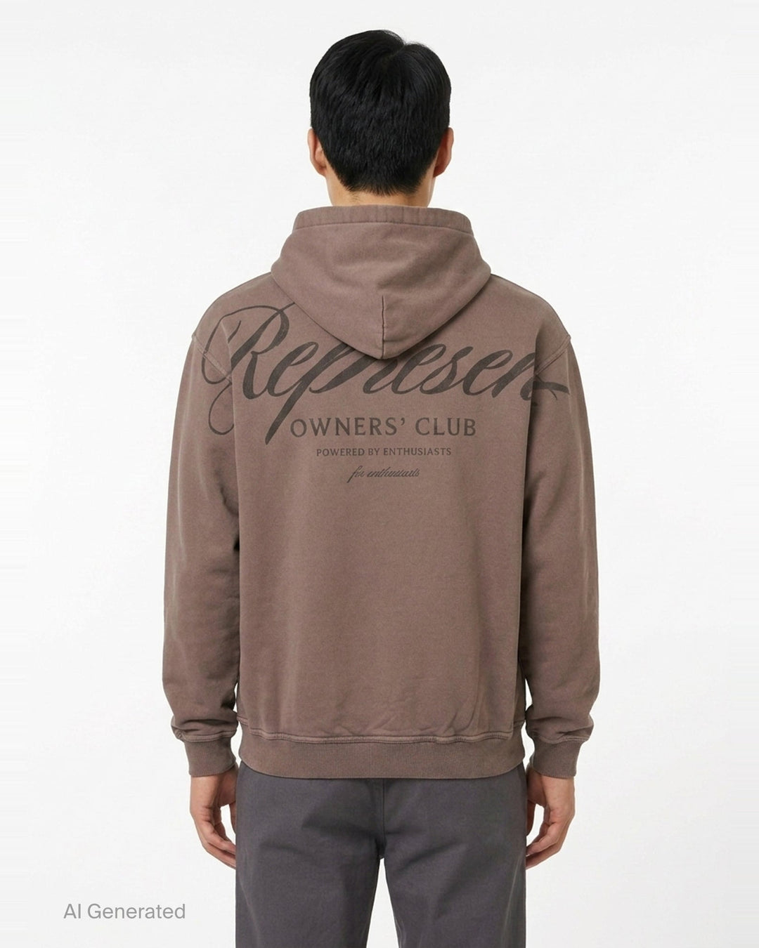 Owners Club Script Hoodie | Represent | Club21 - back