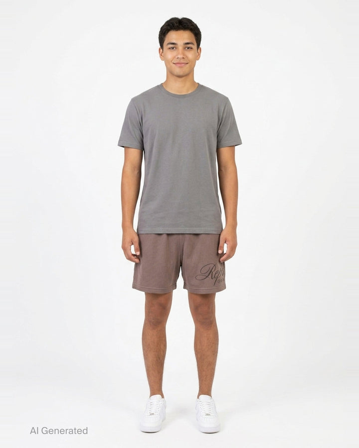 Owners Club Script Mesh Shorts | Represent | Club21 - front