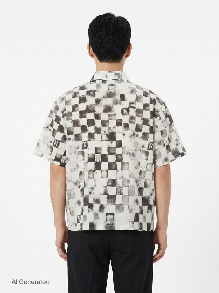Pool Side Short Sleeve Shirt | Represent | Club21 - back