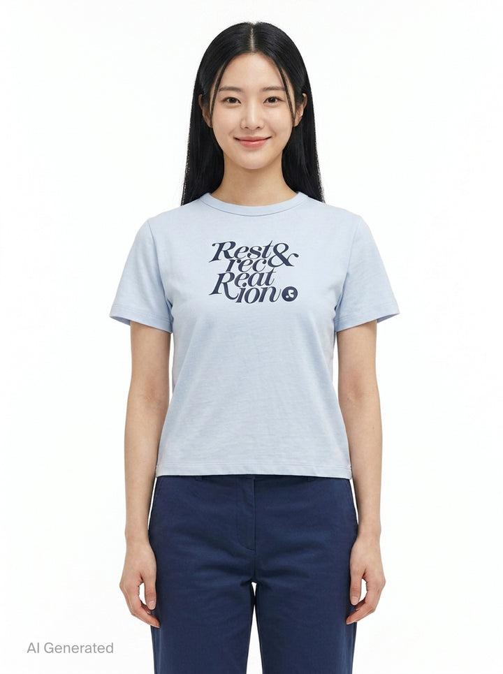 Basic Logo Tee | Rest&Recreation | Club21 - front